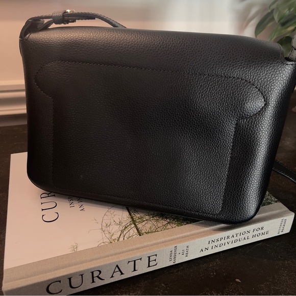 Longchamp Le Foulonné Black w/ Blue Interior Crossbody Bag – Like New - Picture 6 of 8